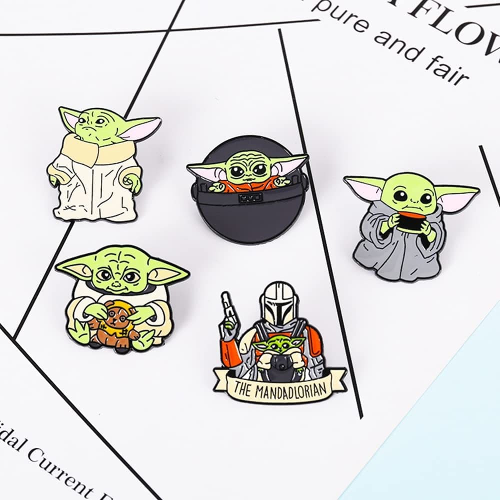Cute Enamel Pins Bulk Set,Funny Anime Pins for Backpacks Aesthetic ,Calcifer Cartoon Buttons for Jackets