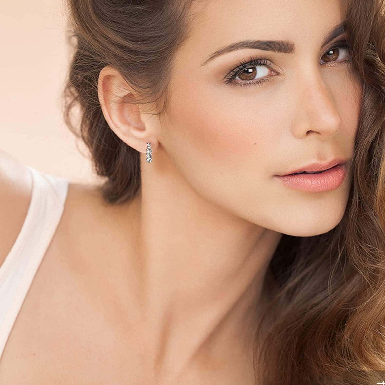 Cute Flower Daisy Earrings,Exaggerated Fashion Daisy Earrings,Trendy Light Luxury Fashion Female Retro for Wife Girlfriend