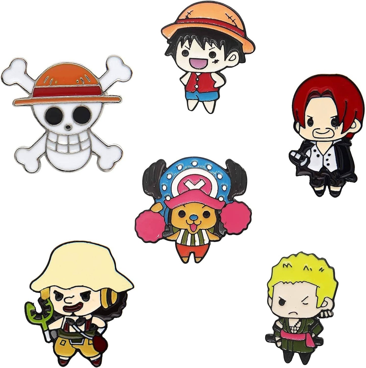Cute Pins for Backpacks Enamel Pins for Backpacks Cute Pins Collector Backpack Pins Set for Bookbags Lapel Pins Gift(Set 6) Red