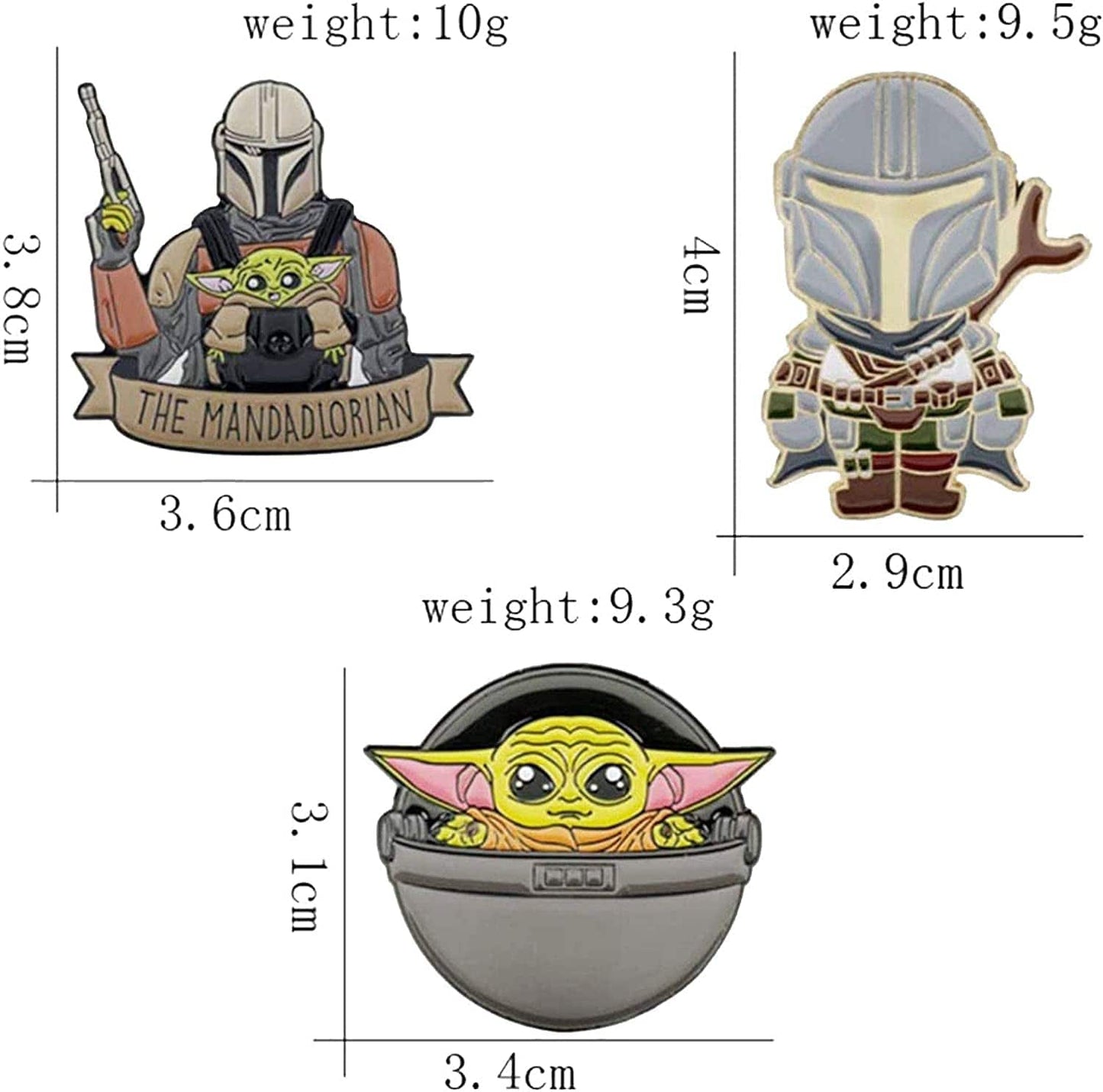 Cute Pins for Backpacks Enamel Pins for Backpacks Cute Pins Collector Backpack Pins Set for Bookbags Lapel Pins Gift(Set 6)