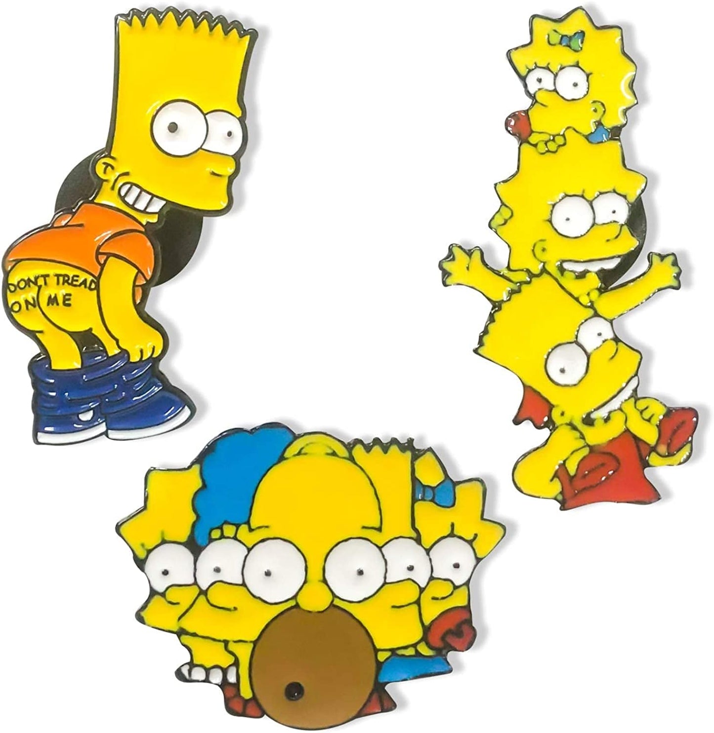 Cute Simpsons Brooch Simpsons Enamel Lapel Pin for Children Women Clothing Backpack Decoration Gift simpson-1