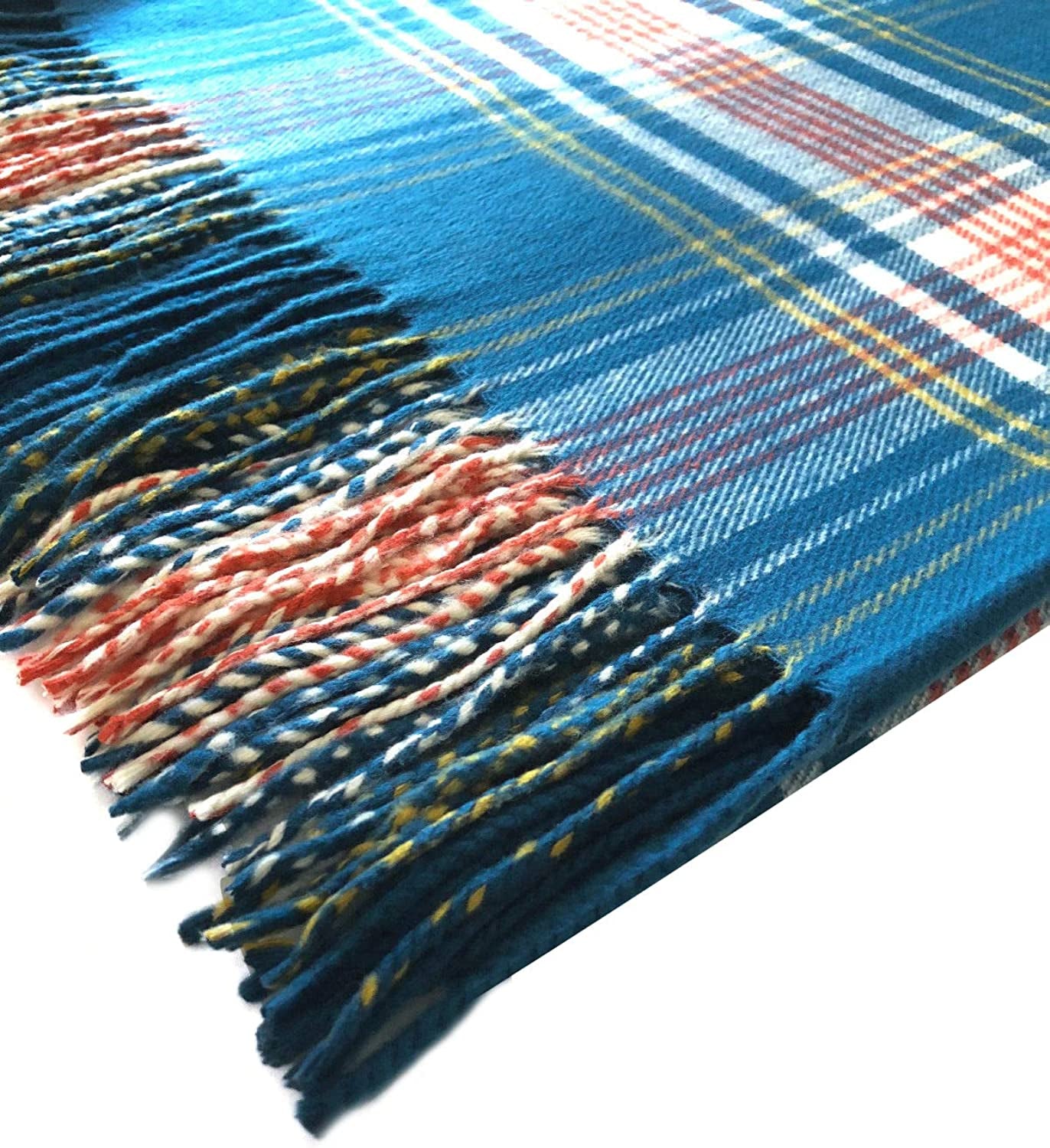 Women Oversized Scottish Clan Tartan Plaid Cashmere Feel Shawl Wrap Winter Scarf Apparel & Accessories > Clothing Accessories > Scarves & Shawls NY GOLDEN FASHION
