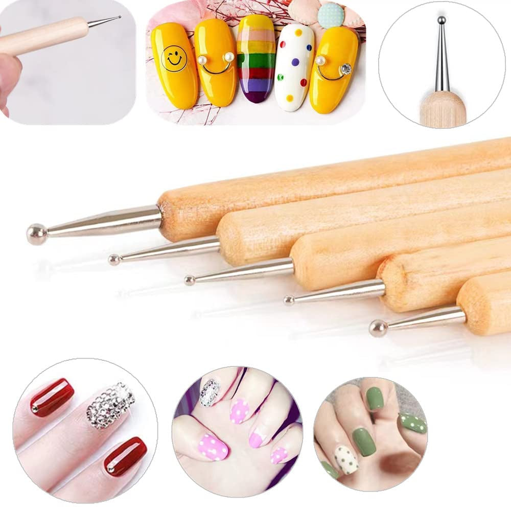 FULINJOY 10PCS Dotting Tools Set for Nail Art, Embossing Stylus for Painting Rocks Mandalas, Art Dot Tools Health & Beauty > Personal Care > Cosmetics > Cosmetic Tools > Nail Tools FULINJOY