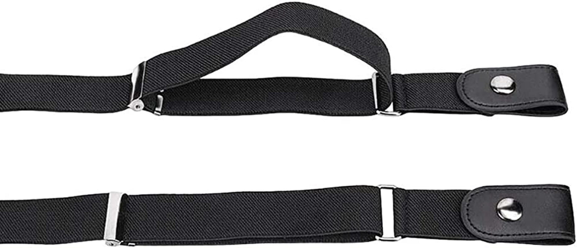 VJK No Buckle Free Elastic Belt for Women Men, Comfortable Adjustable Invisible Stretch Waist Belt for Jeans No Bulge 110Cm Apparel & Accessories > Clothing Accessories > Belts VJK