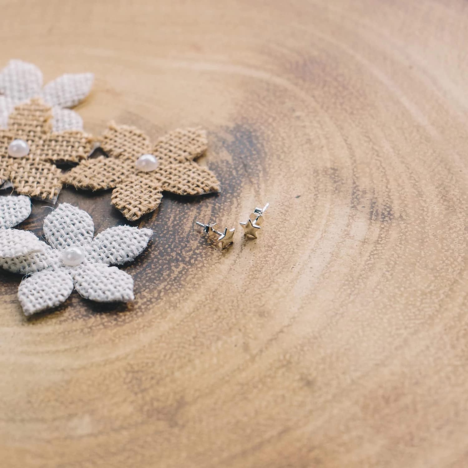 Sterling Silver Friendship Quote Star Earrings Apparel & Accessories > Jewelry > Earrings Philip Jones