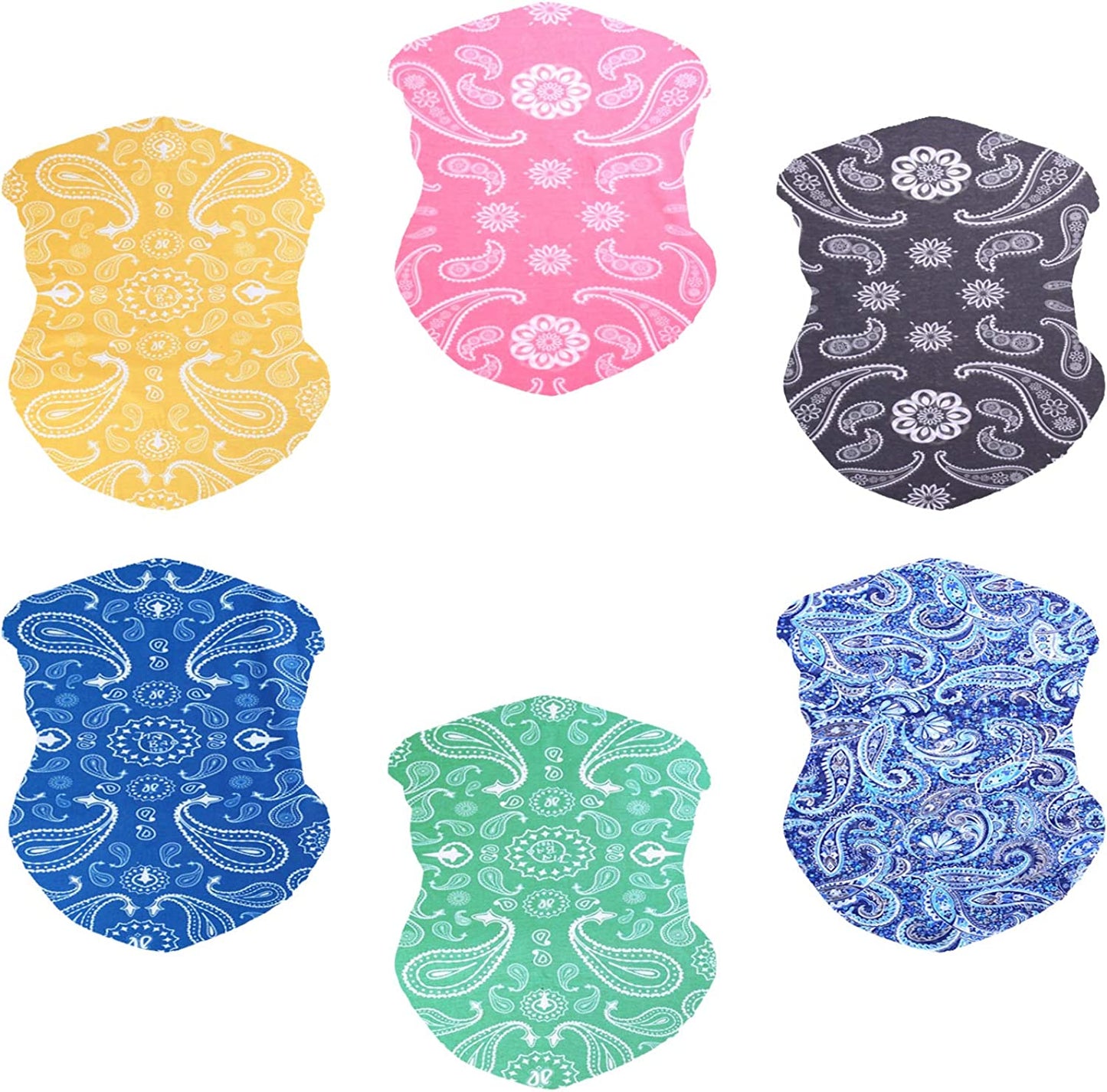 LOTUYACY Outdoor Wide Headband, Neck Gaiter Windproof Scarf Sunscreen Breathable Bandana for Men&Women,Multi Function Headwear Apparel & Accessories > Clothing Accessories > Headwear LOTUYACY Paisley 3