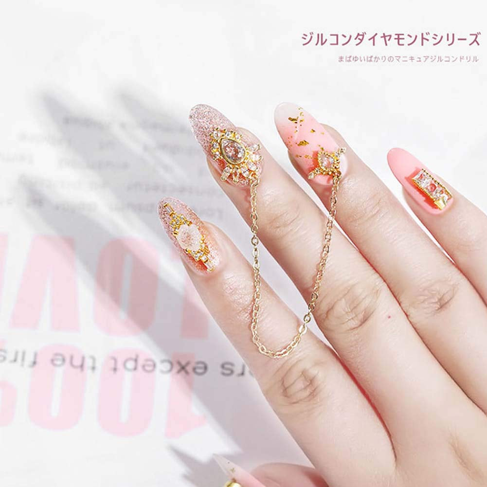 Lookathot 20Pcs/Set 3D Nail Art Decals Mixed Design Flamingo Meteorite Do Not Fade Metallic Studs Rhinestones Alloy Chain Manicure DIY Decoration Tools Health & Beauty > Personal Care > Cosmetics > Cosmetic Tools > Nail Tools Lookathot