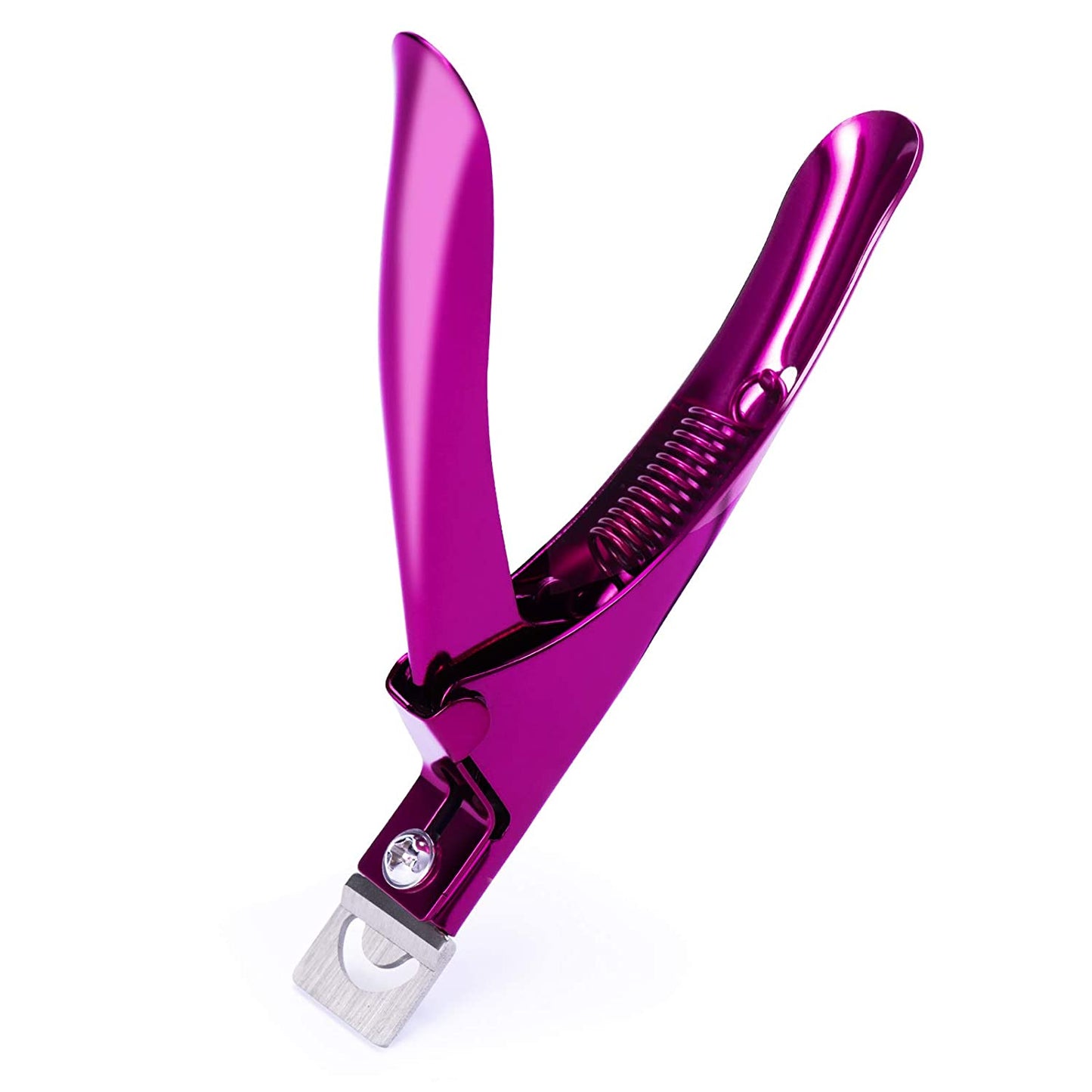 Professional Acrylic Nail Clipper Fake False Nails Tip Cutter Nail Trimmer for Artificial Nail Manicure Pedicure Sharp Rustproof Nail Art Tool Home DIY Use Black Health & Beauty > Personal Care > Cosmetics > Cosmetic Tools > Nail Tools AIRSEE Red