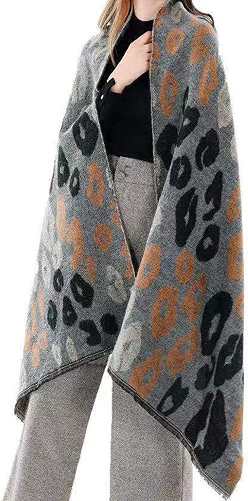 Camo Pashmina Winter Scarf Camoflauge Blanket Outdoor Fashion Scarf Wraps Shawl Handmade Scarves for Woman Man Apparel & Accessories > Clothing Accessories > Scarves & Shawls SEPTEMBER HOME B