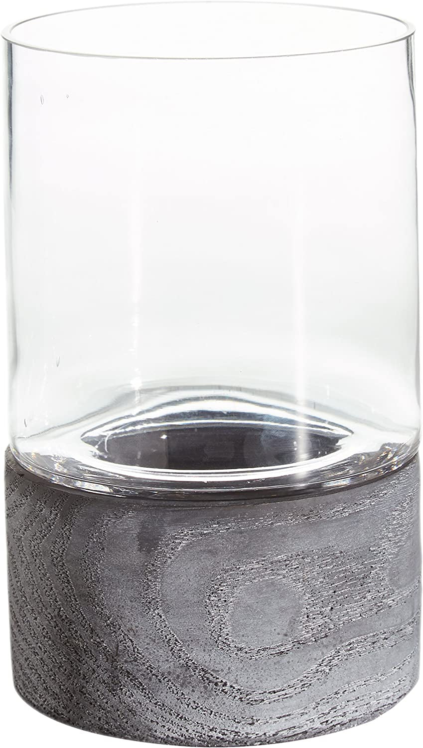 Brand – Rivet Mid-Century Modern Concrete and Glass Decor Candle Holder, 4"H, Grey Apparel & Accessories > Jewelry > Anklets GFW7Z Tall