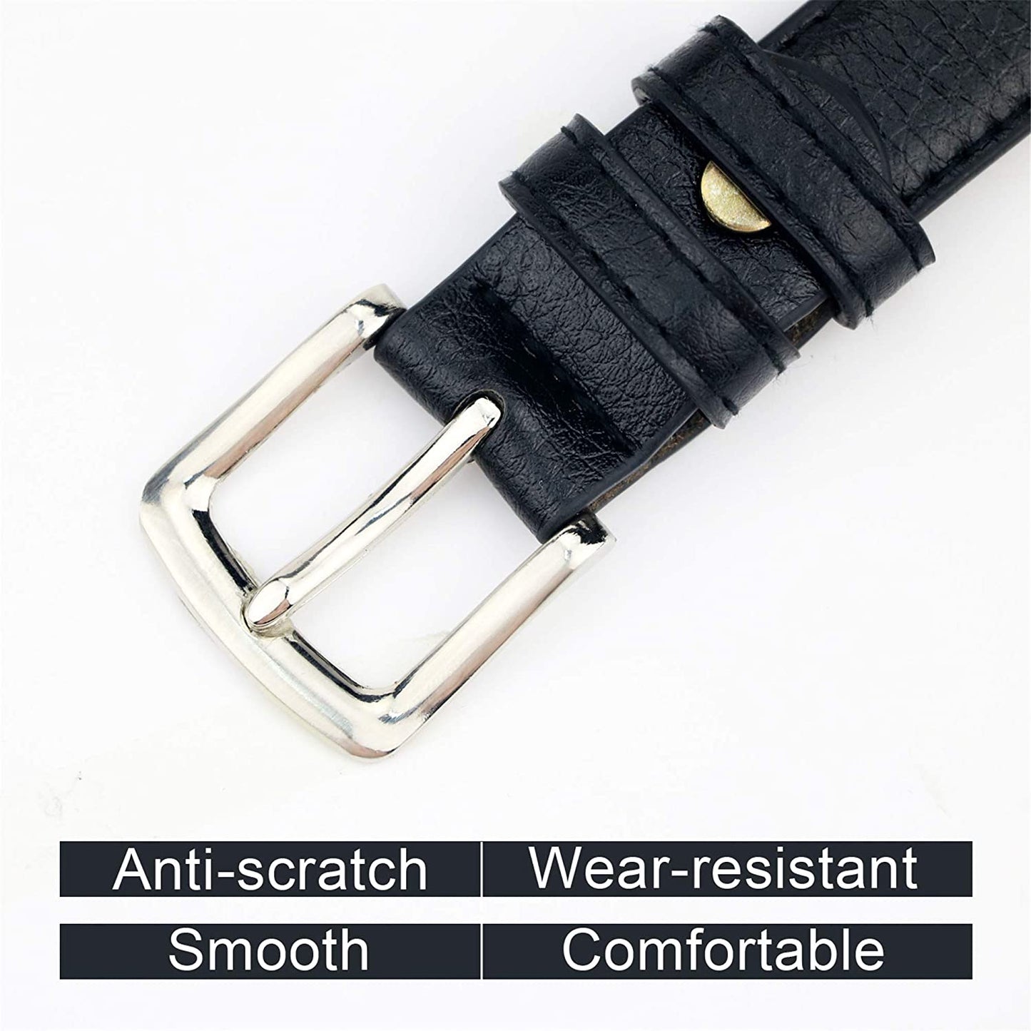 Maikun Womens Belt Skinny Leather Solid Color Pin Buckle Simple Waist for Girls Ladies Apparel & Accessories > Clothing Accessories > Belts maikun