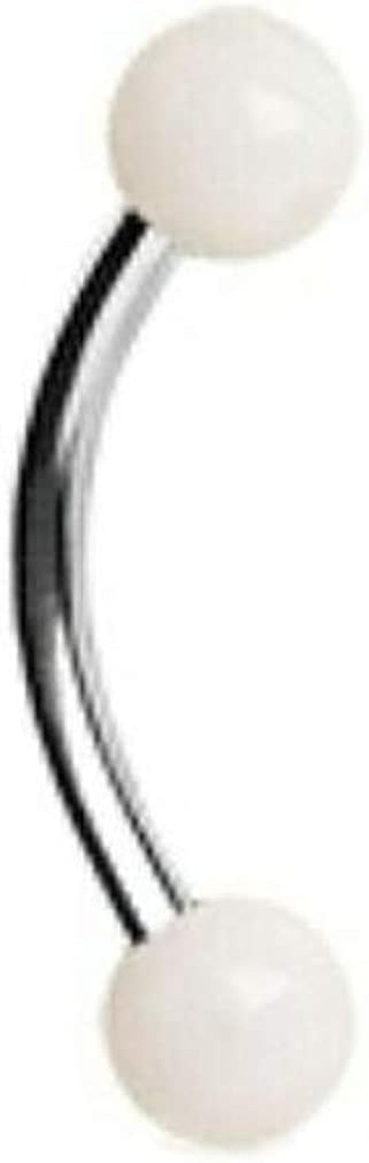 Glow in the Dark Barbells for Vertical Hood Piercing. Apparel & Accessories > Jewelry > Body Jewelry Generic