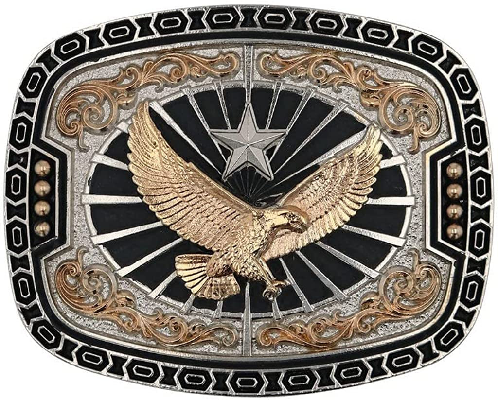 Montana Silversmiths Soaring Eagle Collection Attitude Buckle (Dynamite Soaring Eagle) Apparel & Accessories > Clothing Accessories > Belt Buckles Montana Silversmiths