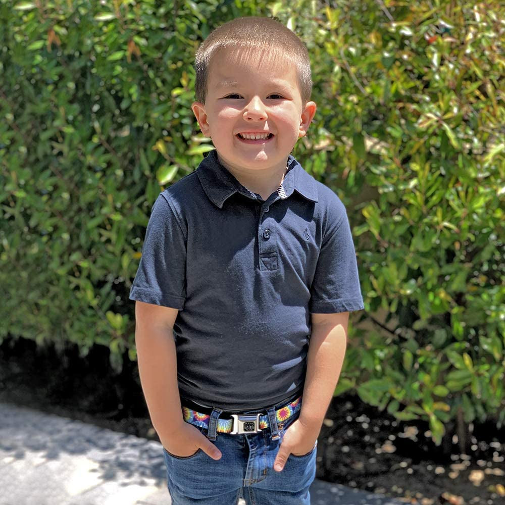 Buckle-Down Seatbelt Belt - 70'S Tie Dye - 1.5" Wide - 32-52 Inches in Length Apparel & Accessories > Clothing Accessories > Belts Buckle-Down