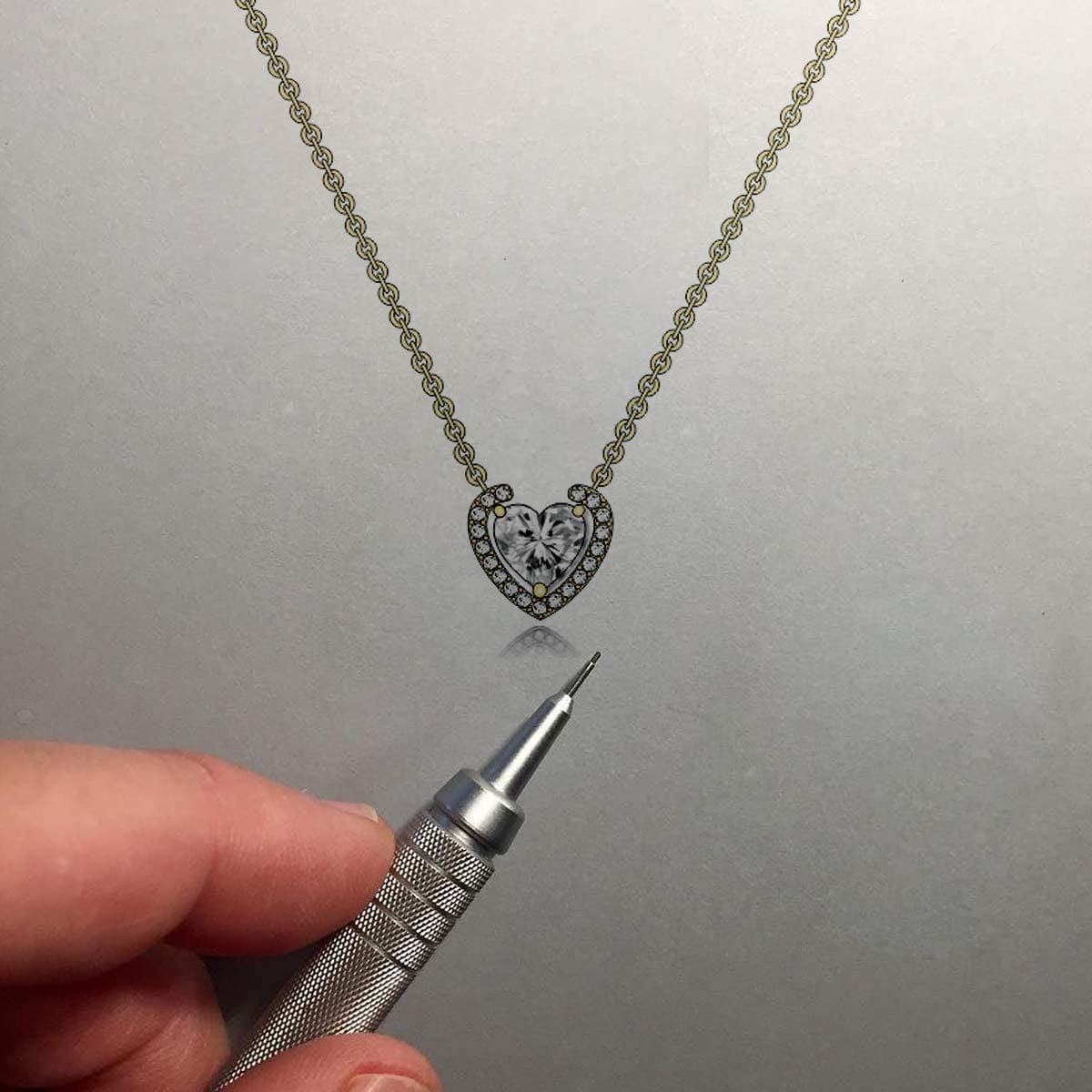Dainty Necklace for Women 18K Gold Plated Women Necklace 5A Cubic Zirconia Necklace for Girls 18”Gift for Women Collection