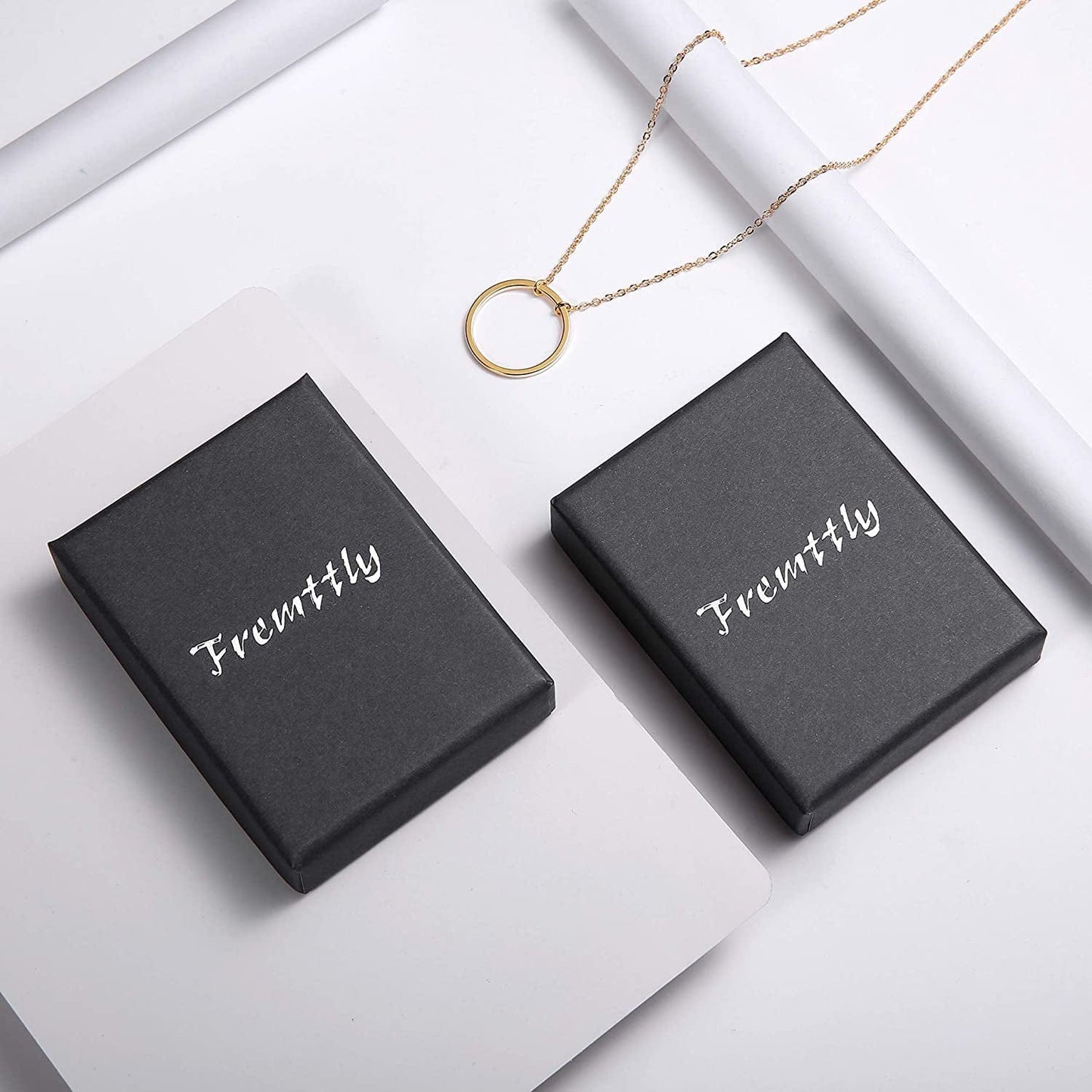 Dainty Weather Necklaces for Women, 14K Gold Plated Personalized Disc Rainbow Sun Star Moon Wave Compass Lightning Pendant for Women