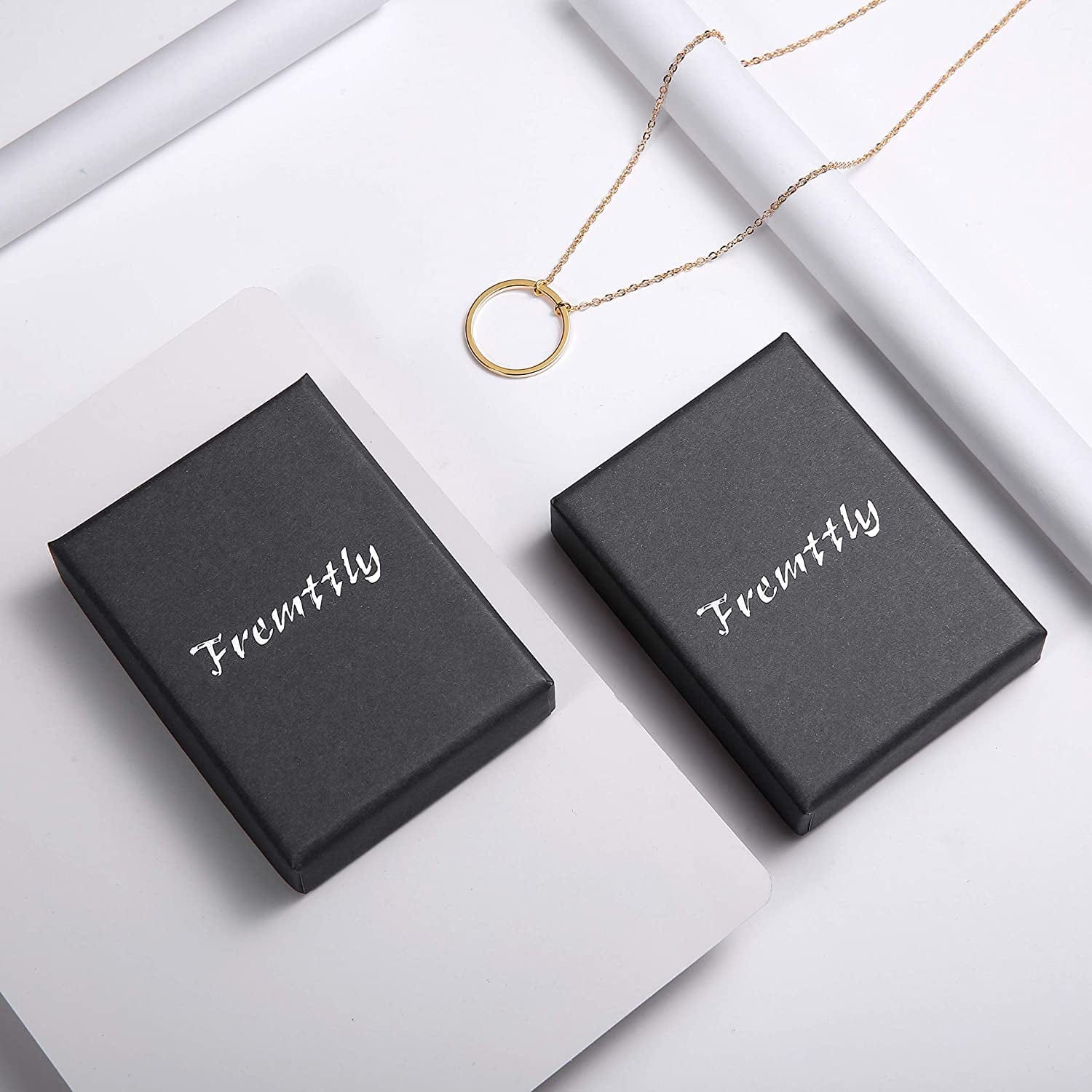 Dainty Weather Necklaces for Women, 14K Gold Plated Personalized Disc Rainbow Sun Star Moon Wave Compass Lightning Pendant for Women