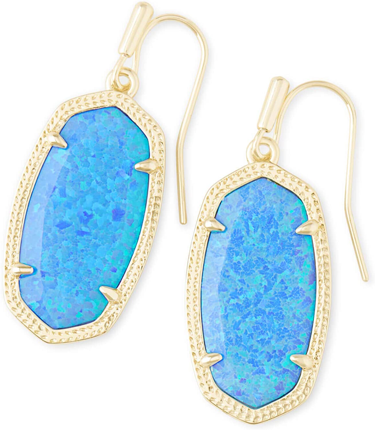 Dani Drop Earrings for Women, Fashion Jewelry GOLD - OCEAN KYOCERA OPAL