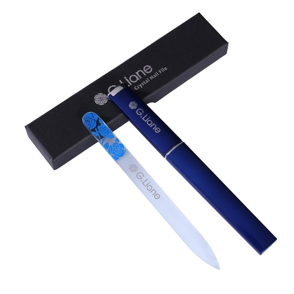 Best Crystal Nail File Set β G.Liane Professional Nail File Manicure Pedicure Kit for Natural Nails Acrylic Nails Gels Nails Manicure Tools for Home and Salon (Rose White) β¦ Health & Beauty > Personal Care > Cosmetics > Cosmetic Tools > Nail Tools G.Liane Rose Blue