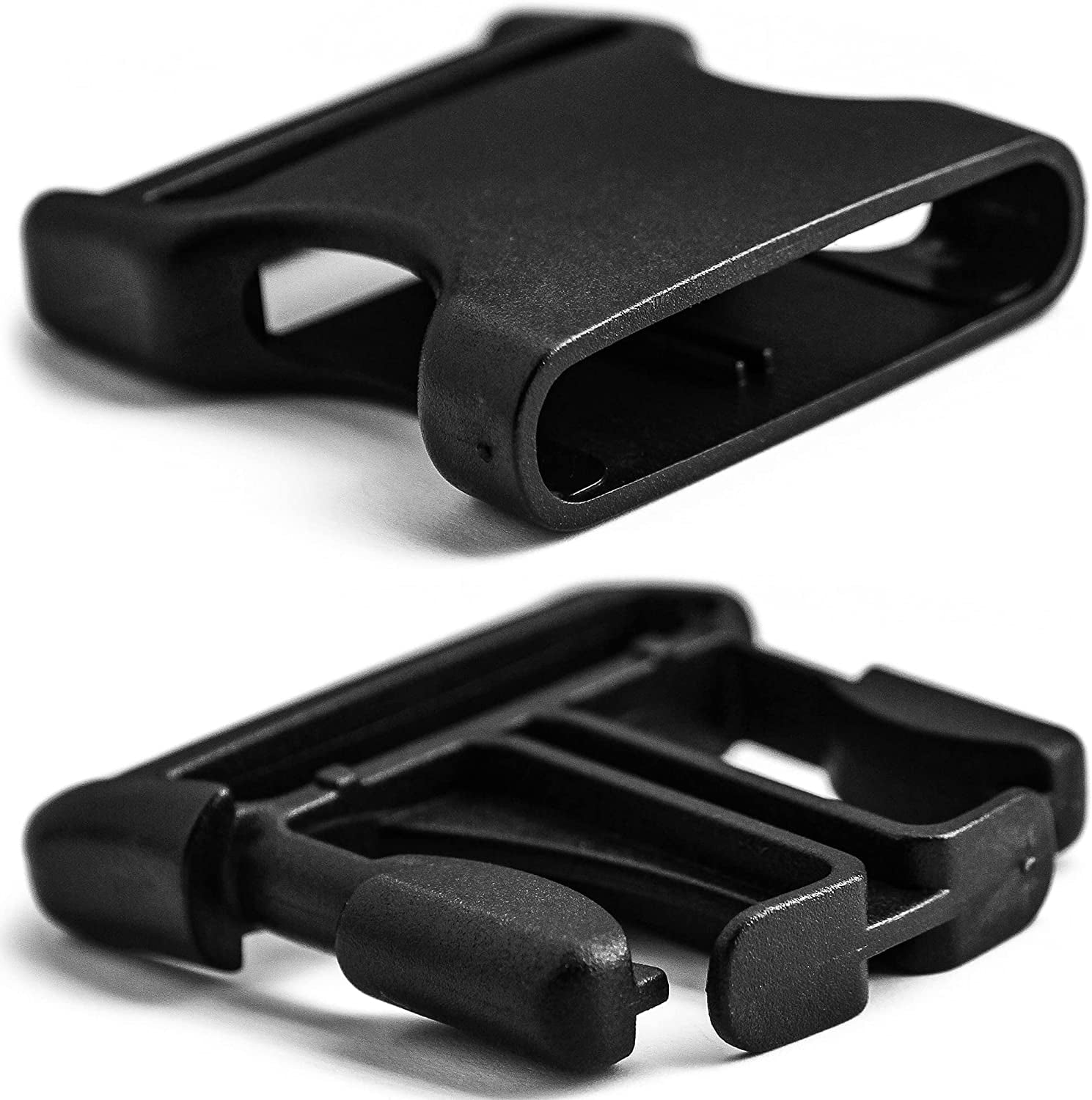 Buckle for Strap 1.5": Side Release Buckles Plastic Clips 4 Set + Tri-Glide Slide 8 Pcs Fit 1 1/2 Inch Wide Nylon Straps Webbing Belt, Heavy Duty Replacement for Backpack, Dual Adjustable No Sewing Apparel & Accessories > Clothing Accessories > Belt Buckles LASIGHT