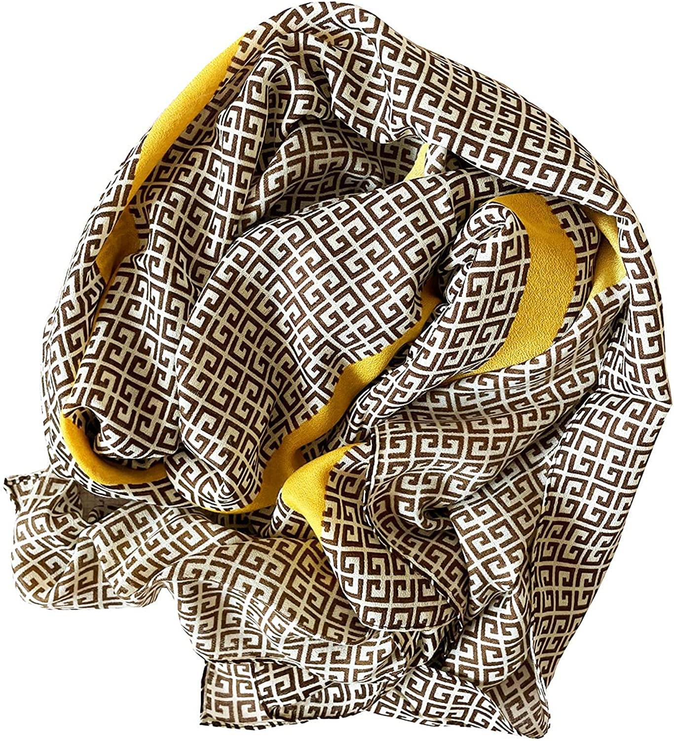 JERLA Women'S Scarves Lady Light Soft Fashion Solid Scarf Wrap Shawl Plaid Scarf Apparel & Accessories > Clothing Accessories > Scarves & Shawls JERLA Yellow