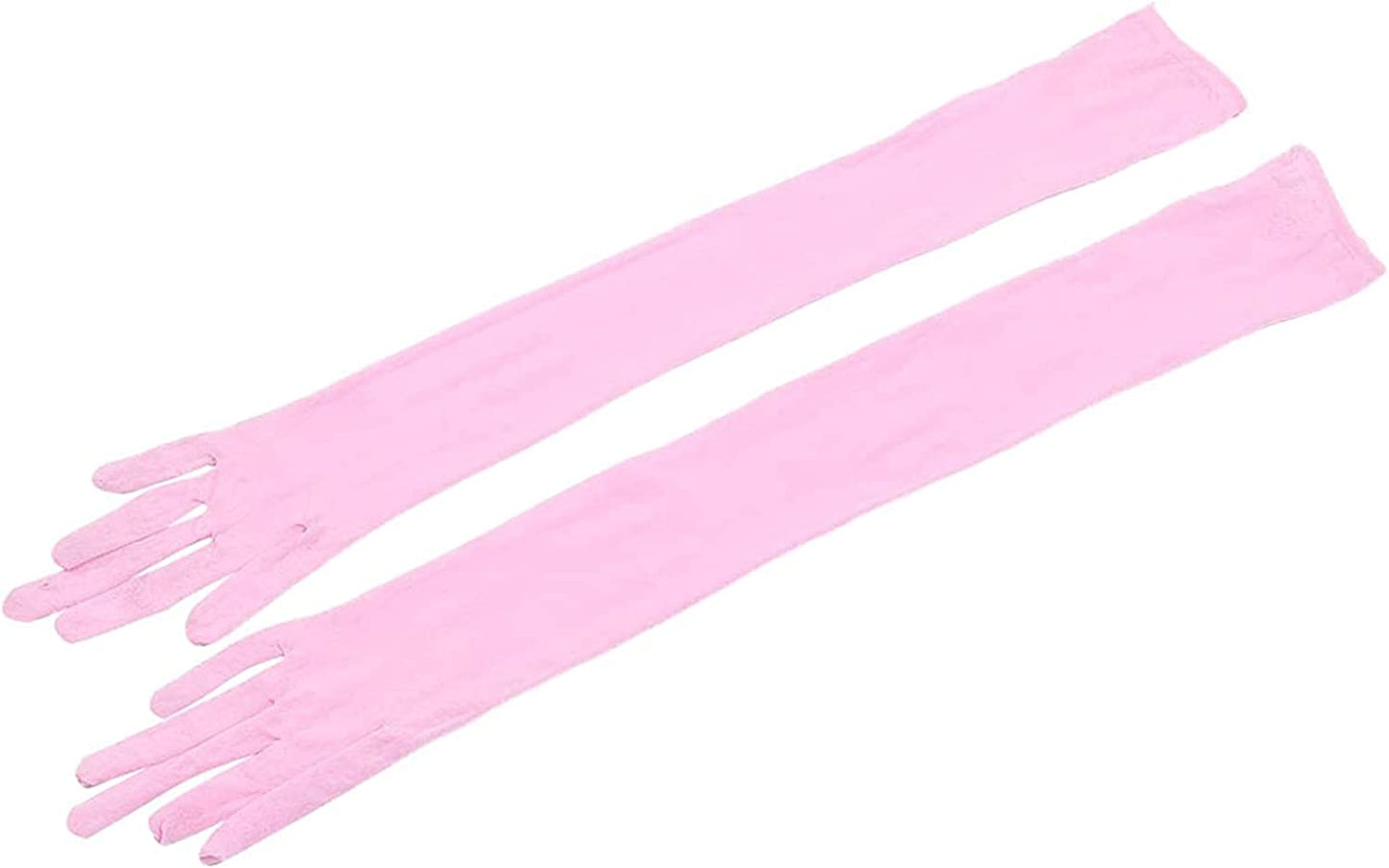 Kkmeter Women'S Seamless Nylon Mesh Ultra-Thin Sheer Opera Length Glove Mittens Apparel & Accessories > Clothing Accessories > Gloves & Mittens KKmeter