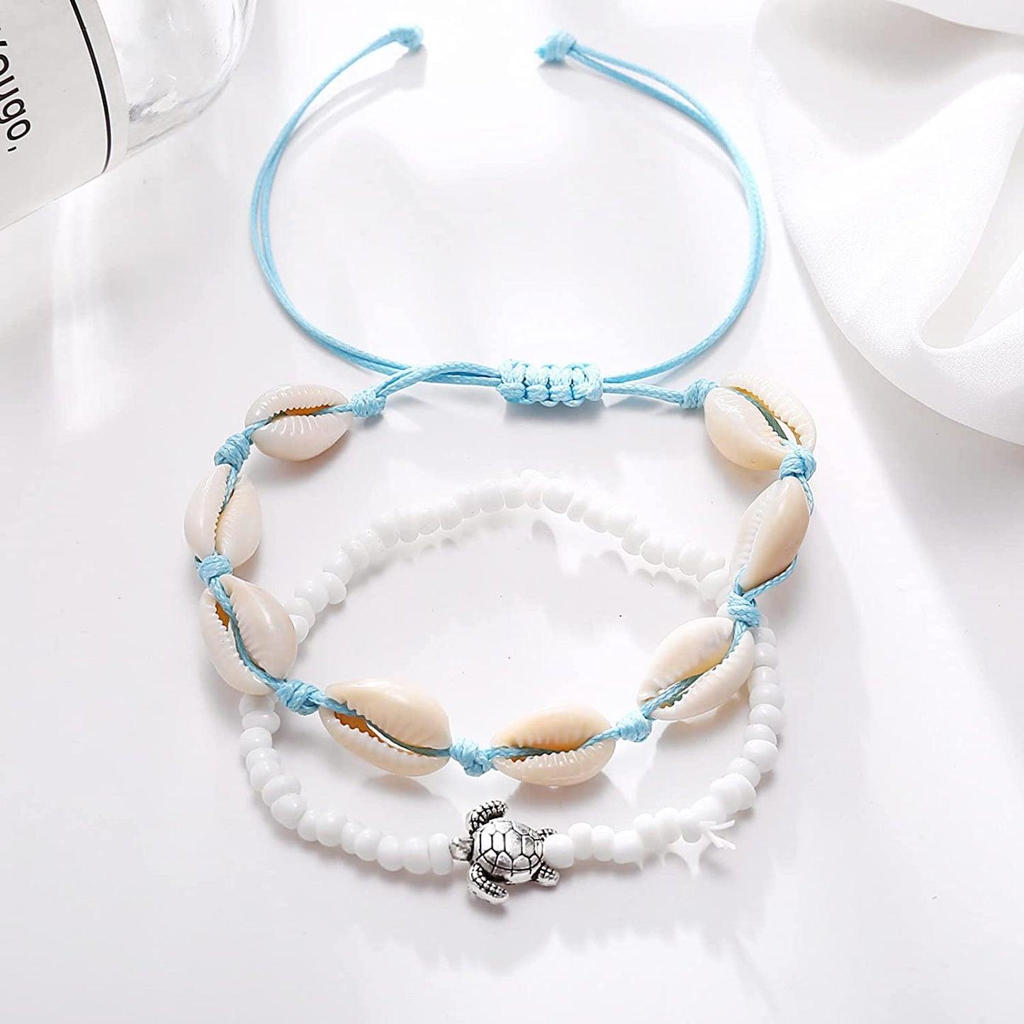 Fashion Bohemia Summer Multi Layered Shell Ankle for Women Boho Ocean Barefoot Beach on Leg Bracelet Female Sandals Jewelry Professional and Attractive Apparel & Accessories > Jewelry > Bracelets Generic