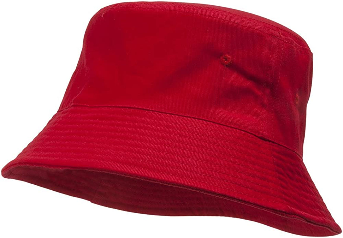 Topheadwear Blank Cotton Bucket Hat Apparel & Accessories > Clothing Accessories > Headwear TOP HEADWEAR Red Small-Medium