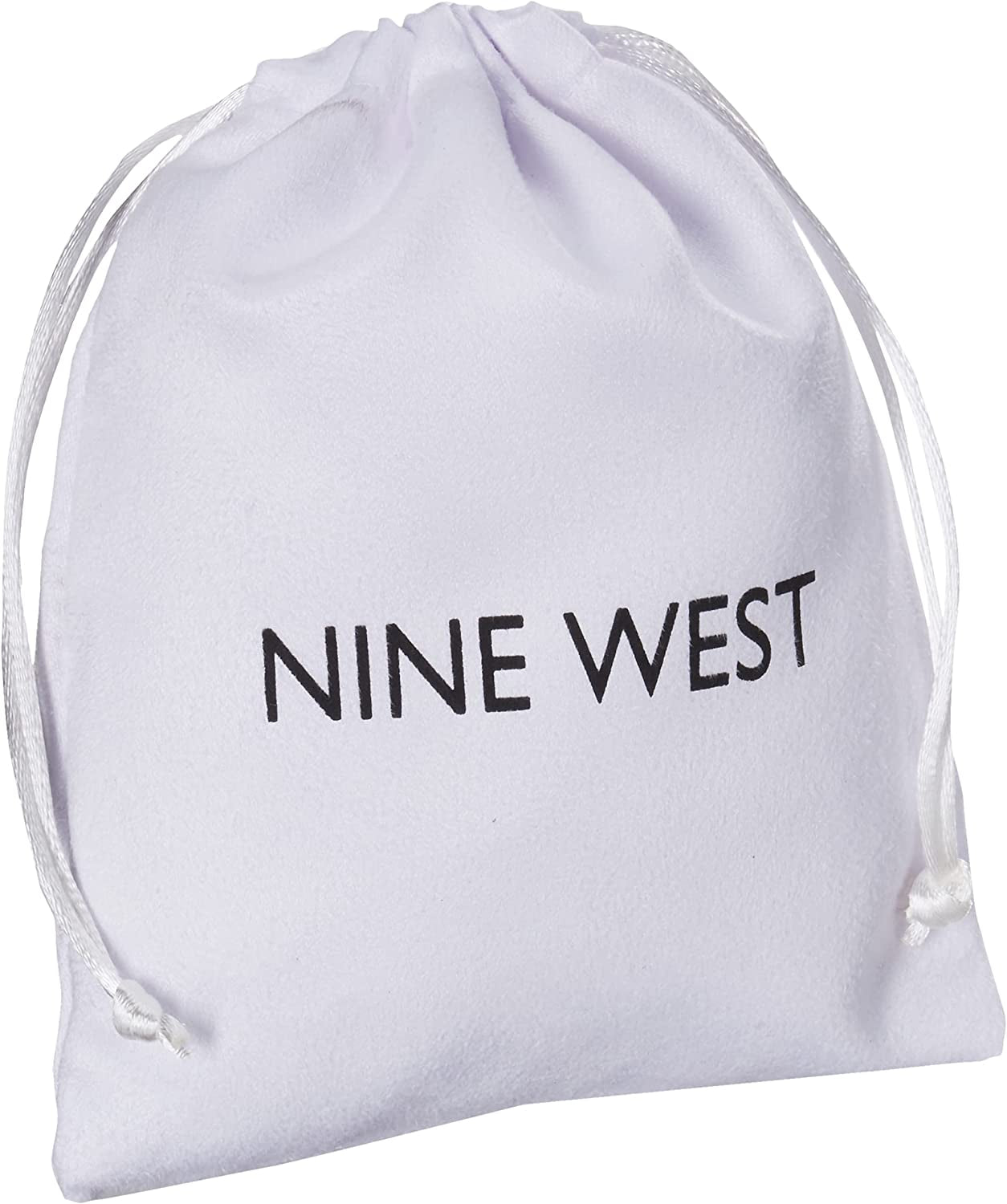 Nine West Women'S Silvertone and Jet Black Drop Earrings Apparel & Accessories > Jewelry > Earrings NINE WEST