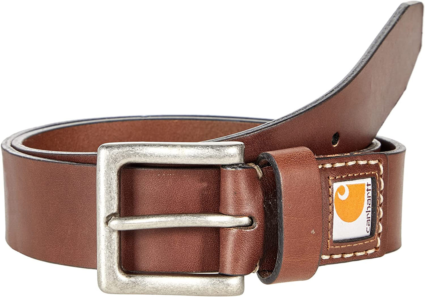 Carhartt Men'S Signature Casual Belt Apparel & Accessories > Clothing Accessories > Belts Signature Products Group (SPG) Brown/Nickel Roller Finish 36