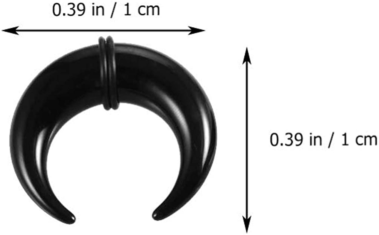 Generic 8Pcs Ear Stretching Kit Acrylic Body Piercing Kit Acrylic Tapers and Plugs Spiral Taper Tunnels Septum Horn Ear Expansions for Men Women Body Jewelry Apparel & Accessories > Jewelry > Body Jewelry Generic