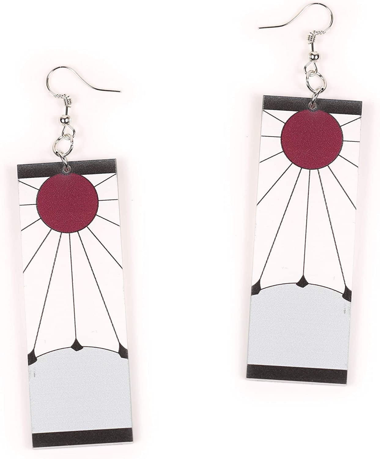Demon Slayer : Kimetsu No Yaiba Fashion Novelty Koyoharu Gotōge Dangle Earrings Anime Manga Series Sun Breathing Kagura Earrings Nezuko Kamado Zenitsu Agatsuma Inosuke Hashibira Tanjirou Earrings