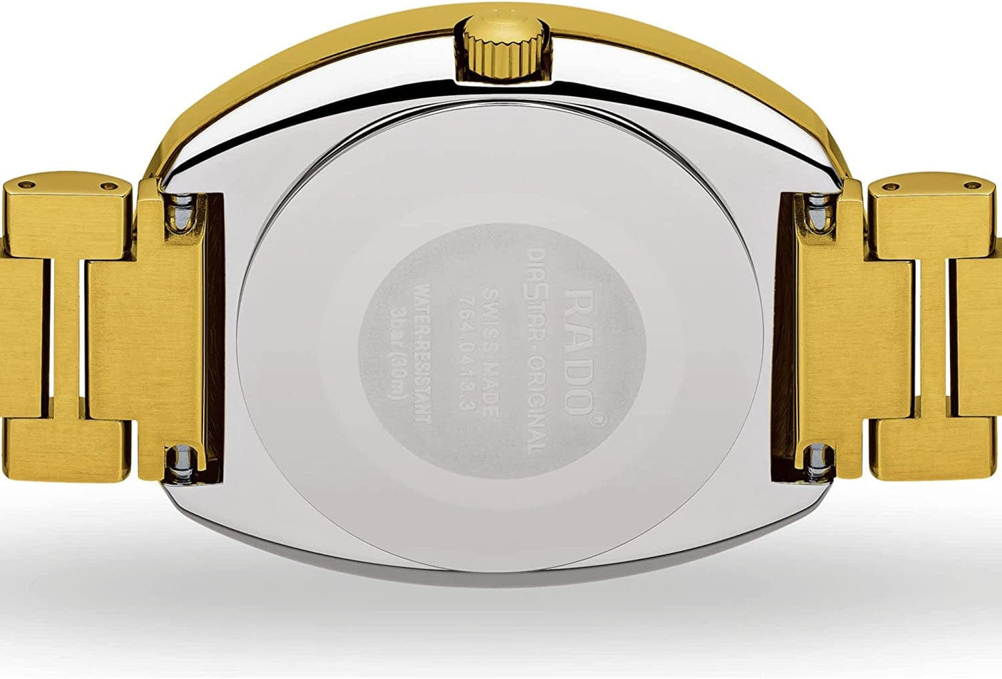 Diastar Original Swiss Automatic Watch with Stainless Steel Strap, Gold, 21 (Model: R12413314)