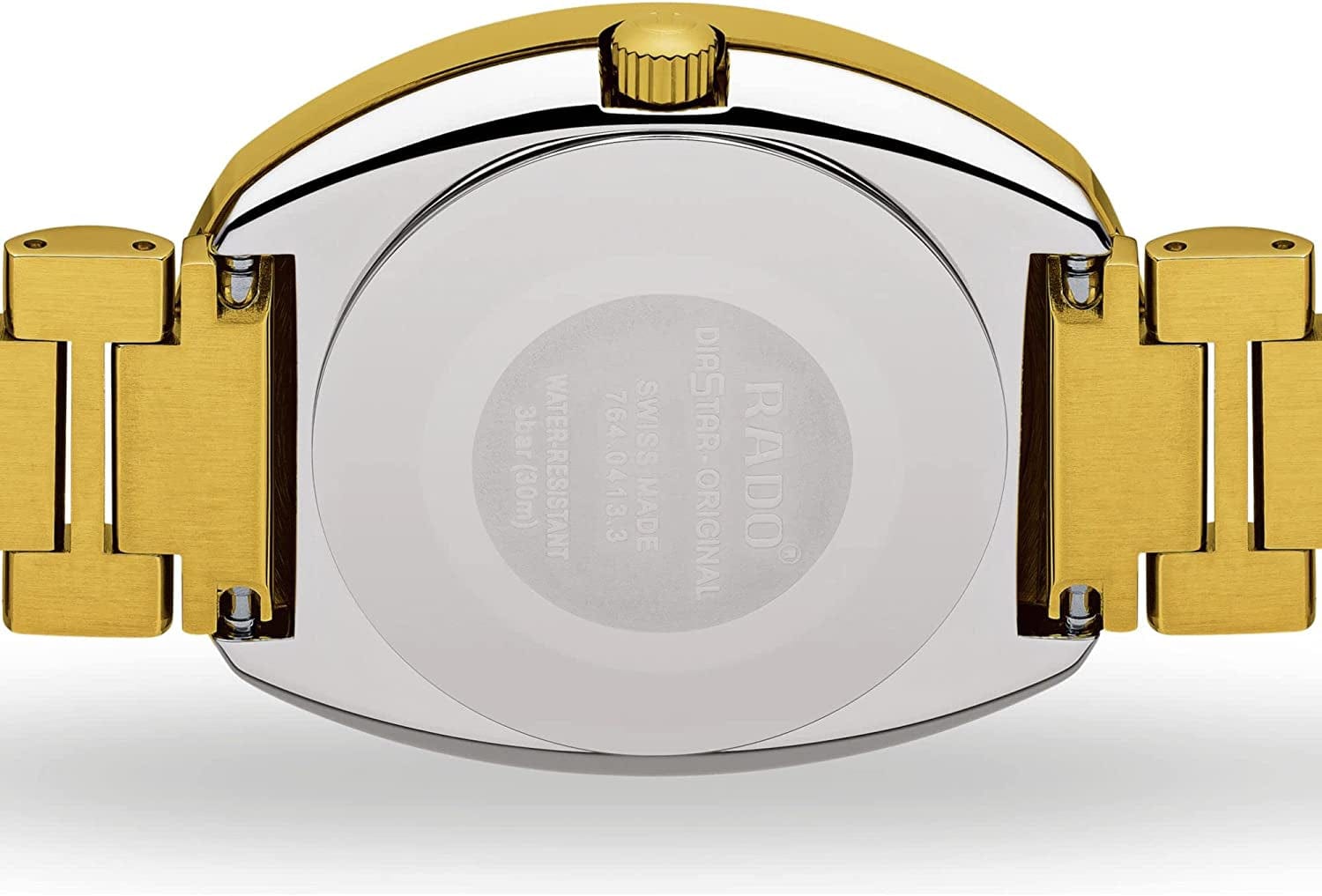 Diastar Original Swiss Automatic Watch with Stainless Steel Strap, Gold, 21 (Model: R12413314)