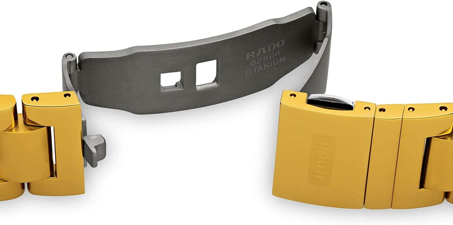 Diastar Original Swiss Automatic Watch with Stainless Steel Strap, Gold, 21 (Model: R12413314)