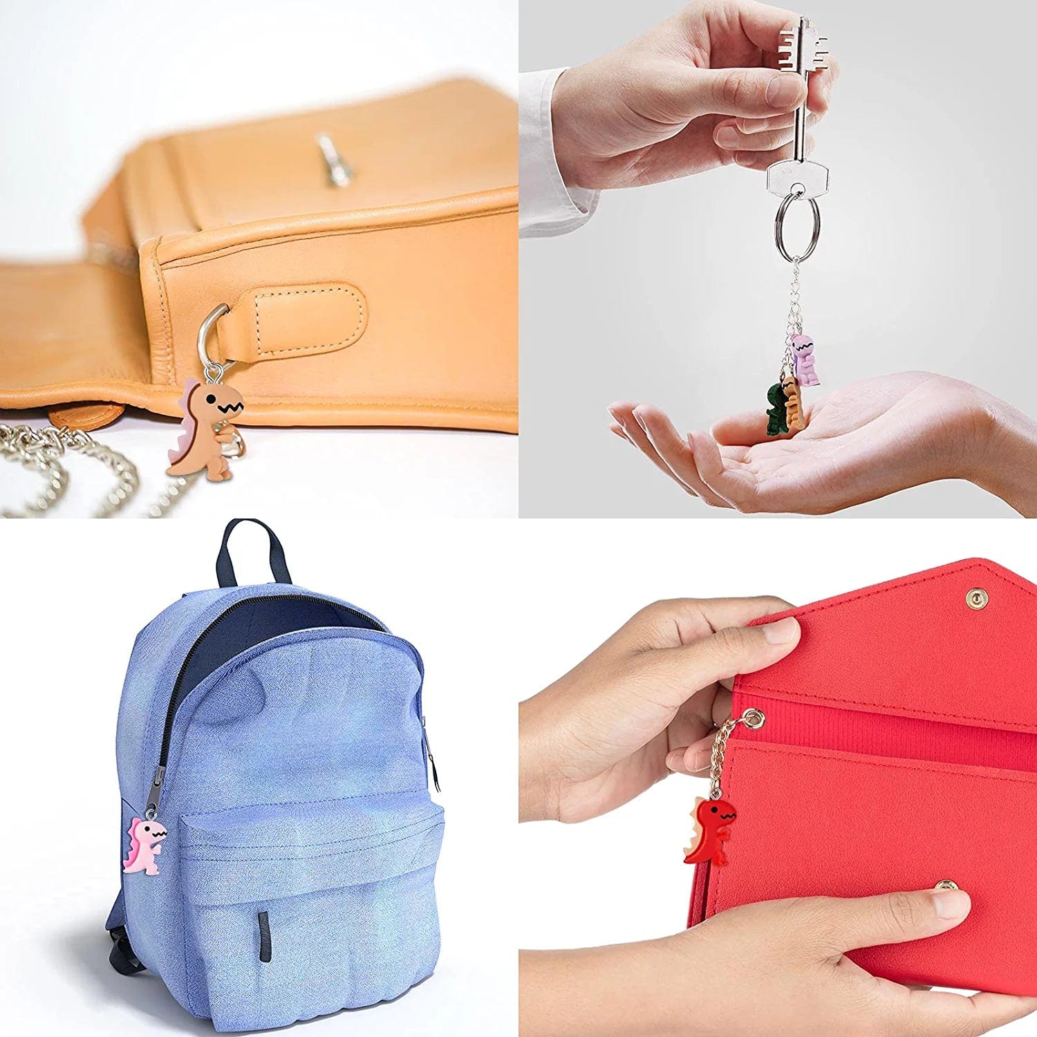 Dinosaur Pendant Charms, Small Dinosaur Resin Pendant Charms, Earring Pendant Charms for DIY Jewelry Crafts Making, 10 Colors