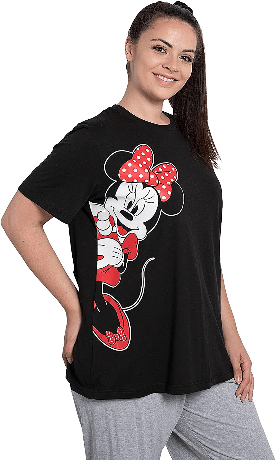 Disney Womens Pajama Set Minnie Mouse Lounge Wear Apparel & Accessories > Clothing > Sleepwear & Loungewear > Pajamas Disney
