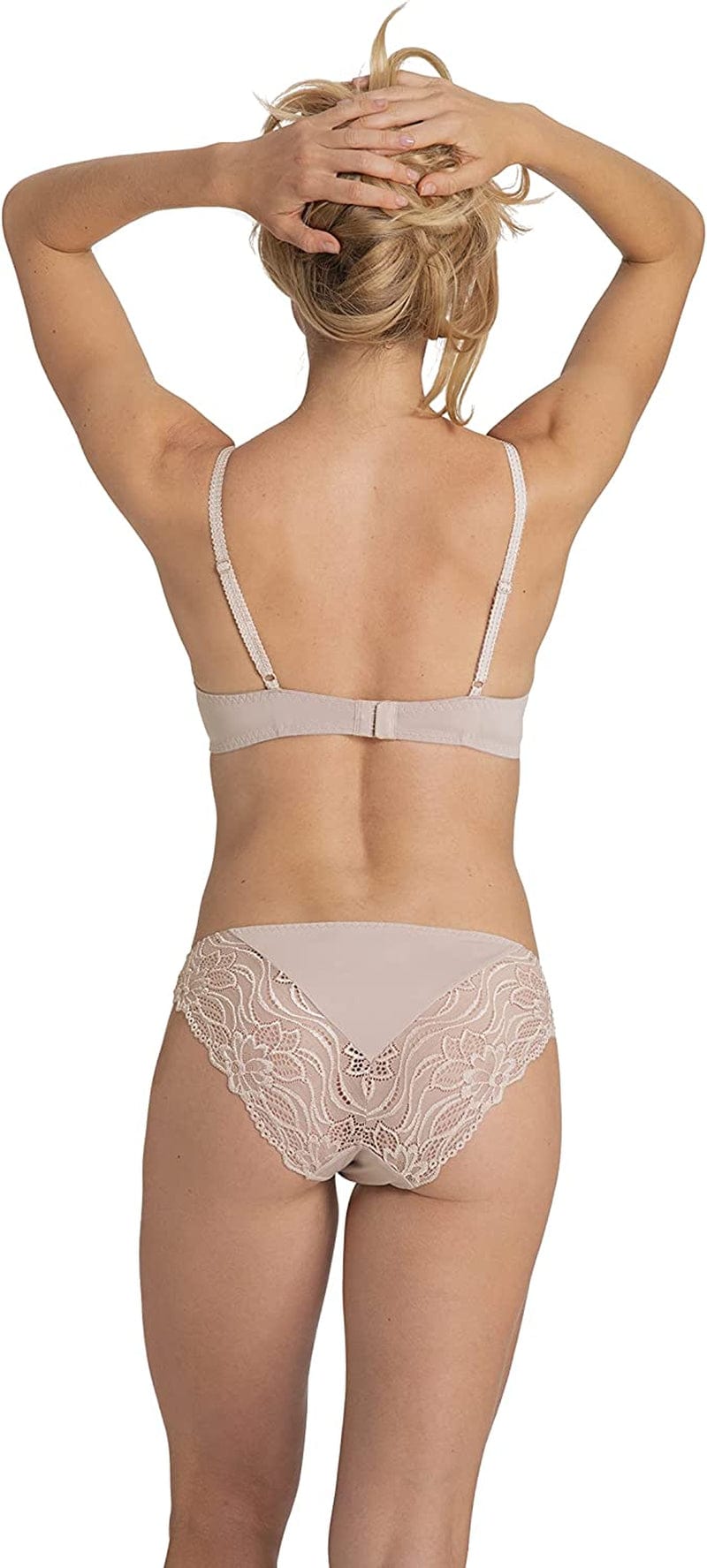 DORINA Angie Women Sexy Demi Full Cup Coverage Non Padded No Padding Underwire Lace Comfort Everyday Soft See through Bra