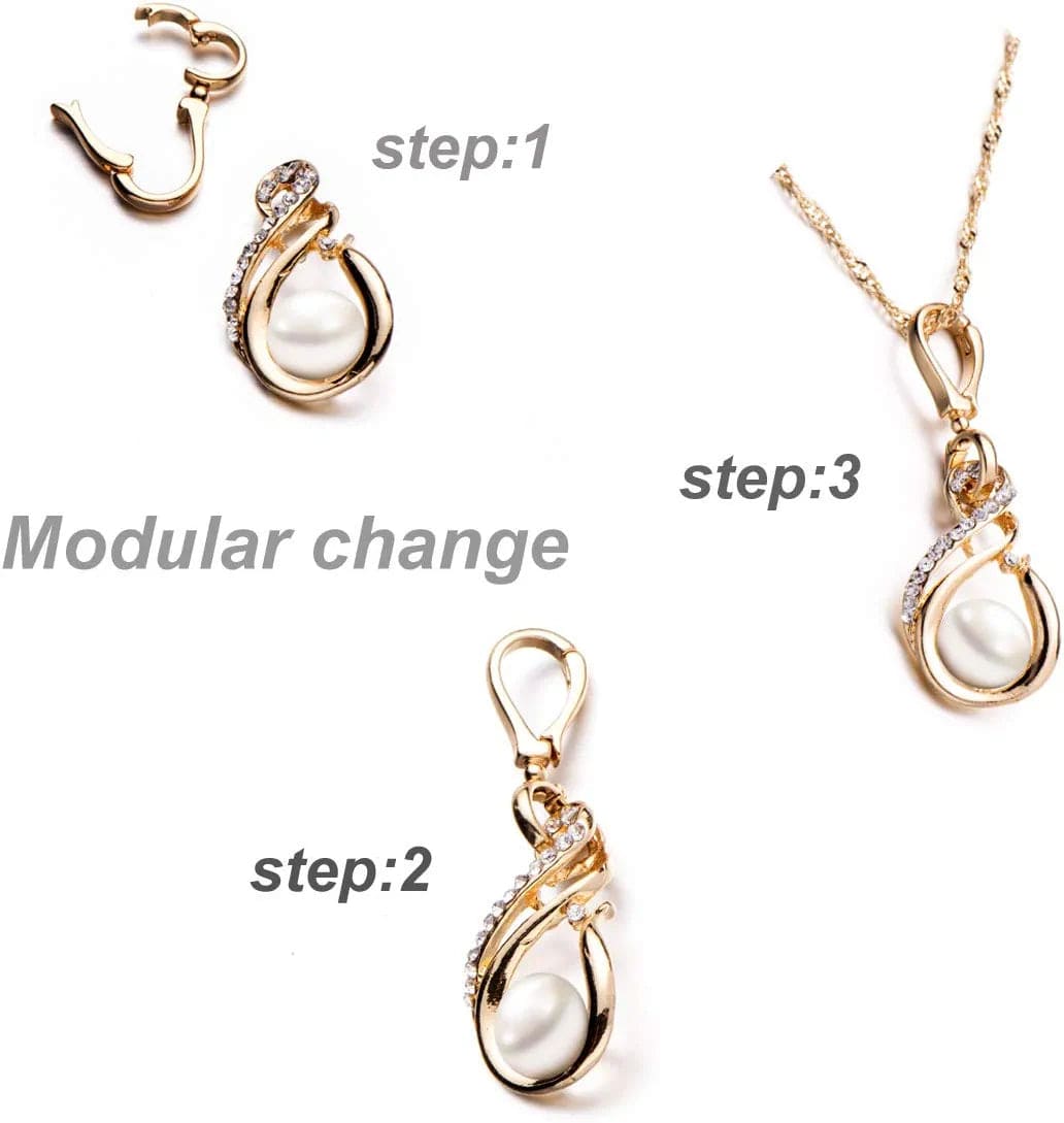 Double Opening Interchangeable Pendant Connector for Necklace, Jewelry Charm Bails Pendant Attachment for Jewelry Making, Pendant Holder for Necklace