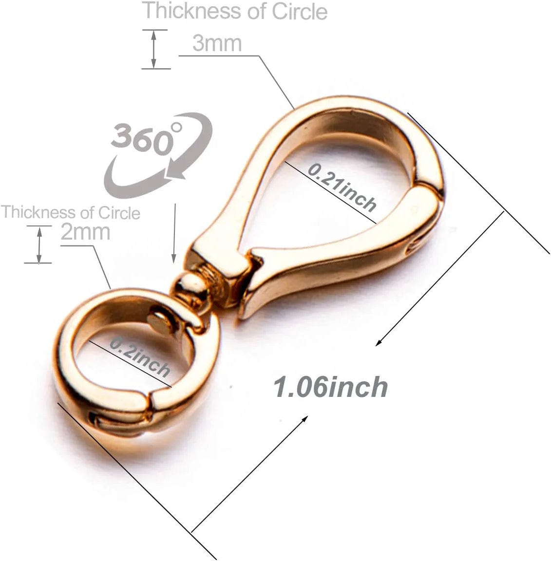 Double Opening Interchangeable Pendant Connector for Necklace, Jewelry Charm Bails Pendant Attachment for Jewelry Making, Pendant Holder for Necklace