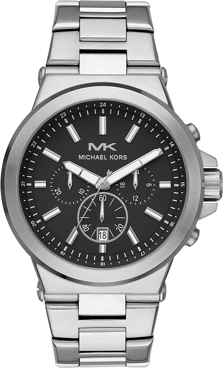 Dylan Stainless Steel Chronograph Watch Silver