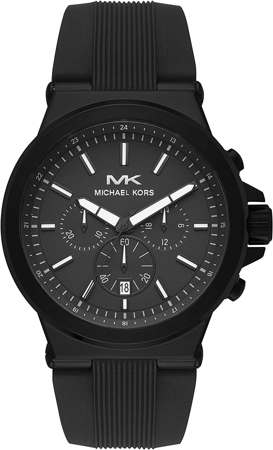 Dylan Stainless Steel Chronograph Watch Matte Black