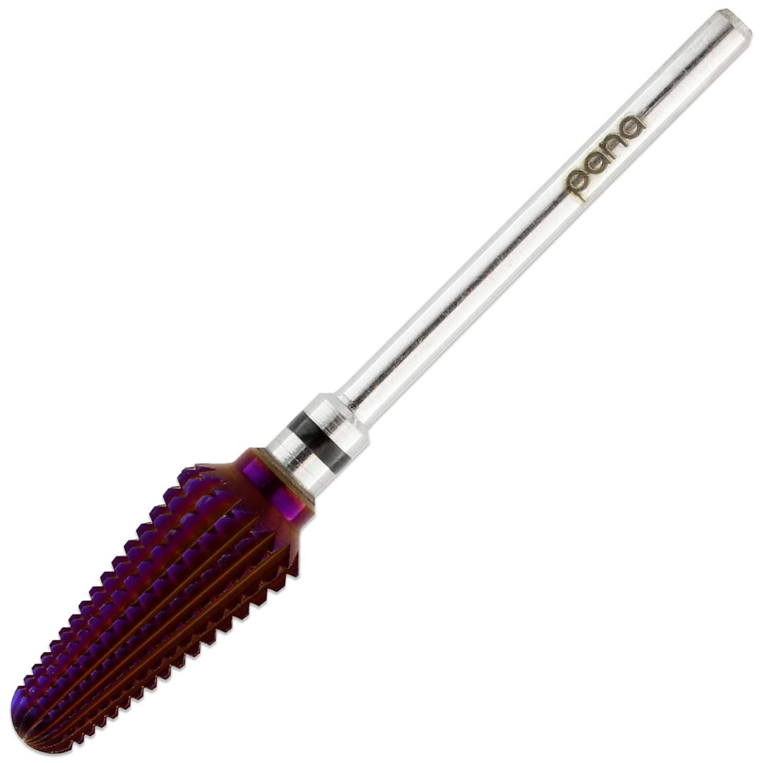PANA USA 3/32” Purple Tornado Nail Carbide Drill Bit - Fast Remove for Acrylic or Hard Gels Remover Professional Manicure Pedicure Rotary Tool- Medium Health & Beauty > Personal Care > Cosmetics > Cosmetic Tools > Nail Tools Beauticom USA Purple Extra Coarse