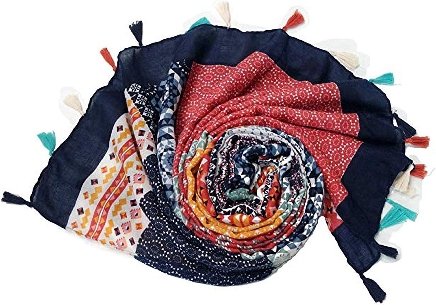 Scarves for Women Large Lightweight Floral Flower Spring Scarf Fashion Wrap Shawls Oversized Shawl Cape by AHYUAN Apparel & Accessories > Clothing Accessories > Scarves & Shawls AHYUAN