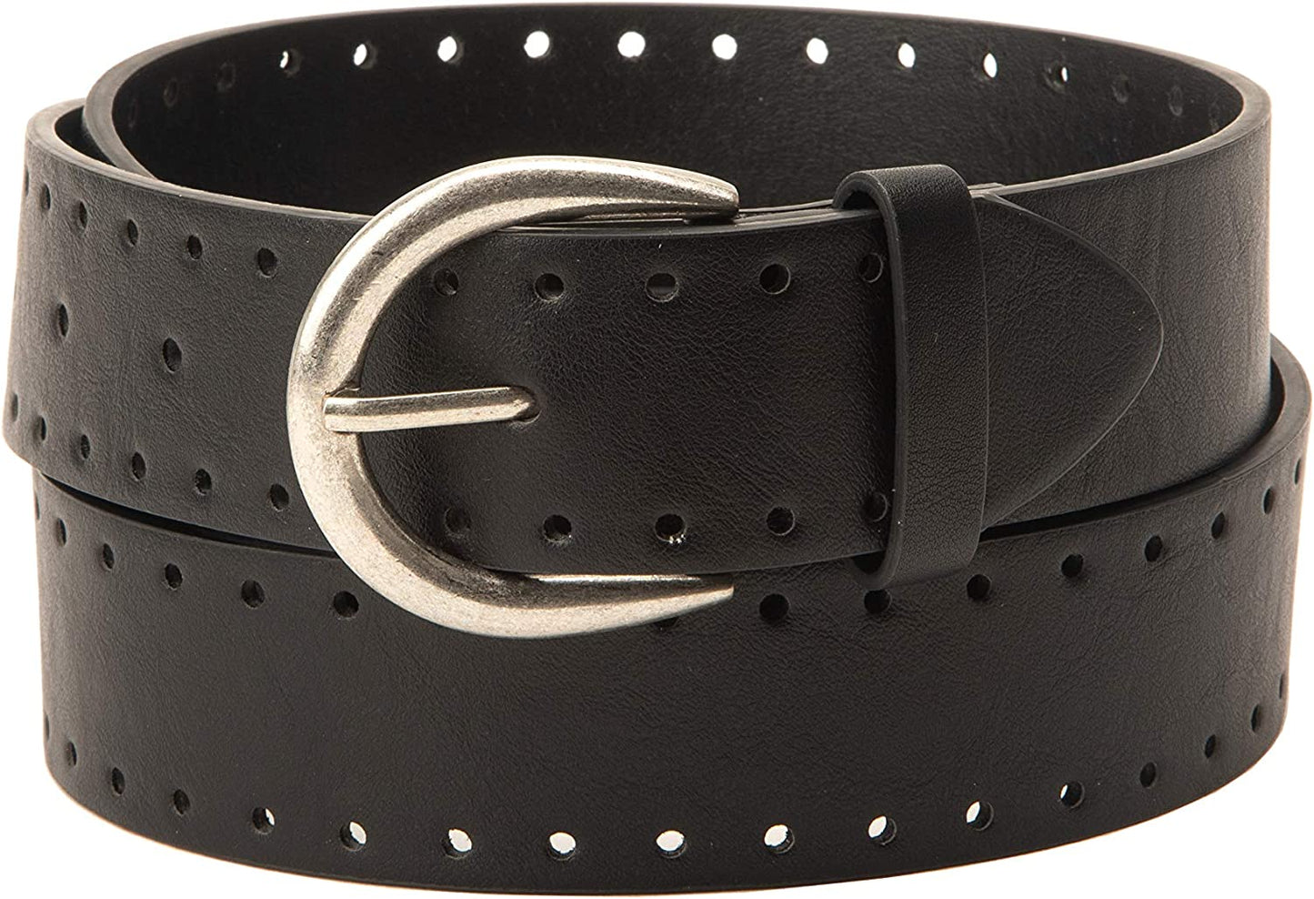 Jessica Simpson Women'S Fashion Casual Belt Apparel & Accessories > Clothing Accessories > Belts Jessica Simpson Black Classic 1 Small