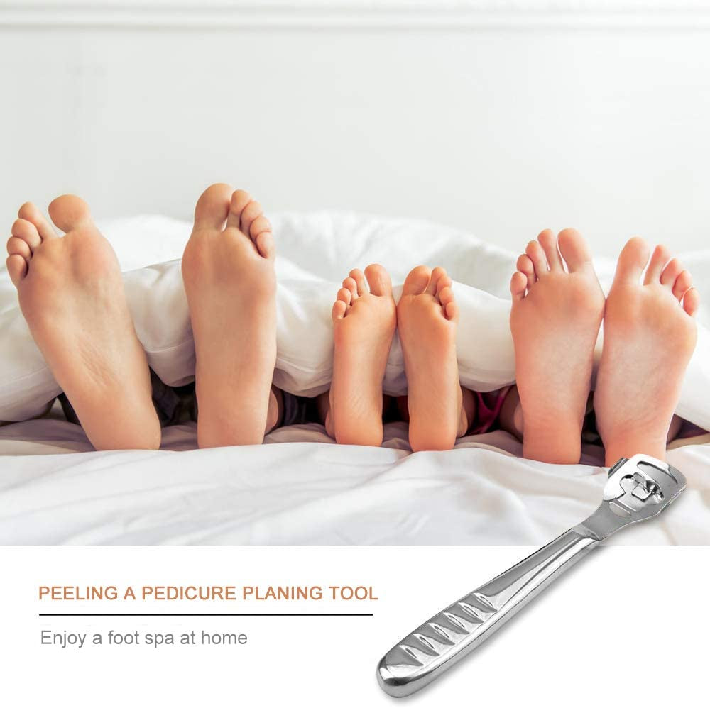 Codream Pedicure Callus Shaver Foot File Care Hard Skin Remover Callus Shaver Sets with Case, Foot File Heads & 10 Replacement Blade Health & Beauty > Personal Care > Foot Care Codream