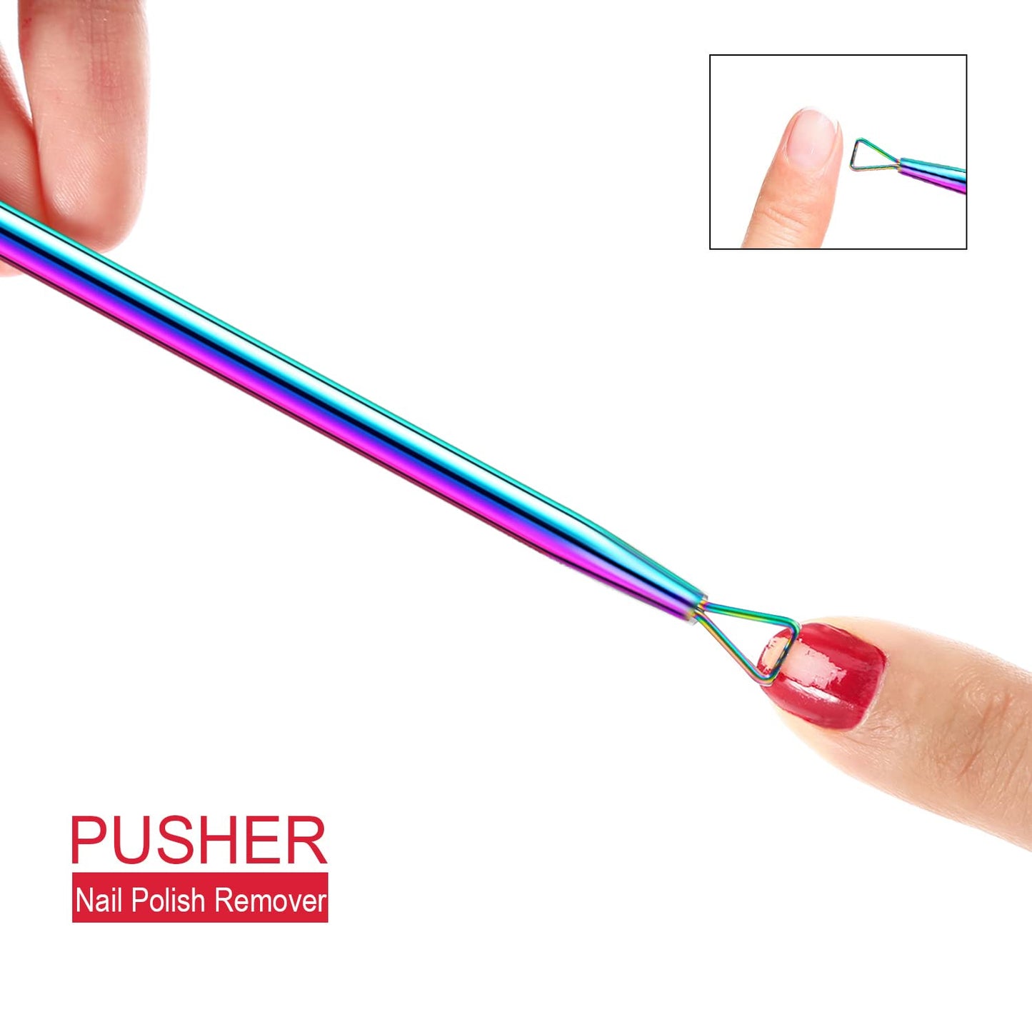 Professional Cuticle Remover Cuticle Nipper with Cuticle Pusher Cutter Stainless Steel Cuticle Trimmer Clipper Nail Gel Remover Manicure Tools for Fingernails and Toenails Health & Beauty > Personal Care > Cosmetics > Cosmetic Tools > Nail Tools Bememo