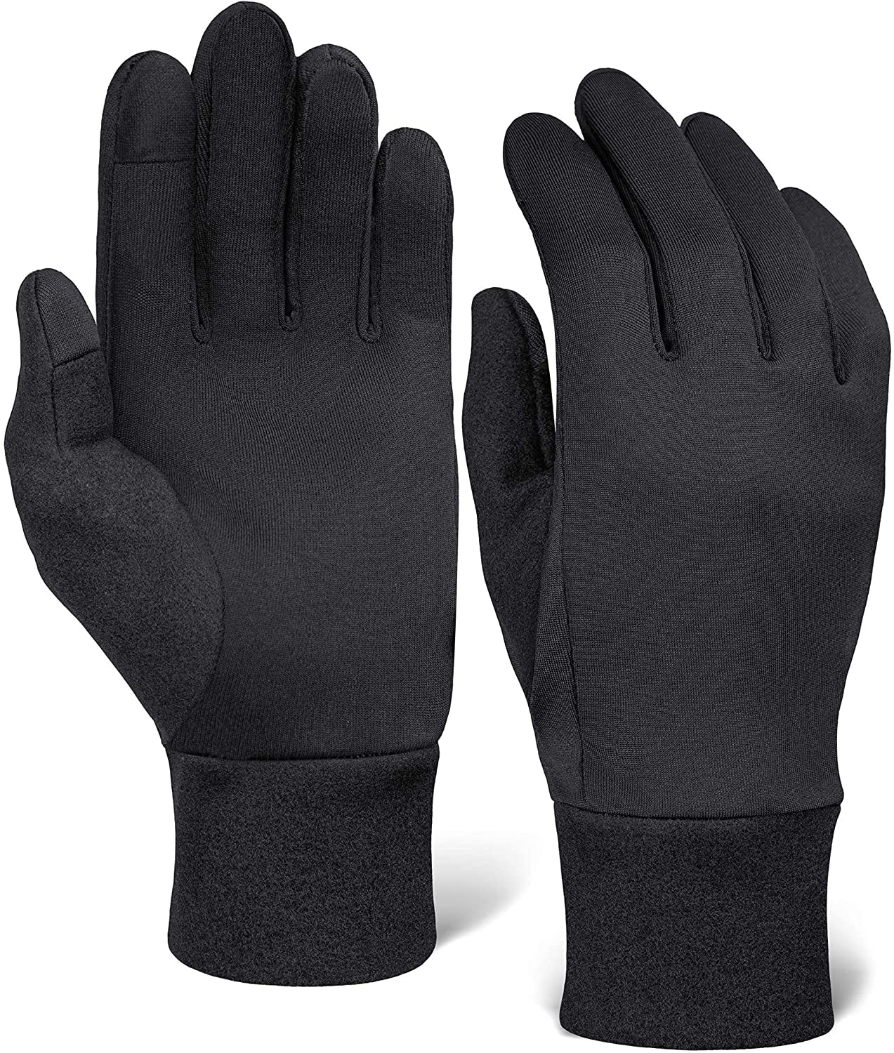 Running Glove Liners - Thermal Winter Gloves for Men & Women - Thin & Lightweight Cold Weather Gloves for Cycling & Driving Apparel & Accessories > Clothing Accessories > Gloves & Mittens IGN1TE Medium / Large