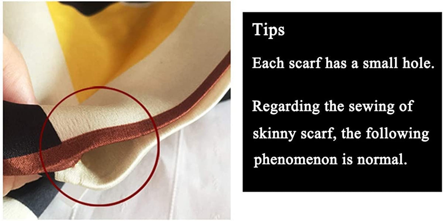 GERINLY Leopard Neck Tie Chic Skinny Scarf Hairband Stylish Purse Scarf Leopard Accessory Apparel & Accessories > Clothing Accessories > Bandanas & Headties GERINLY