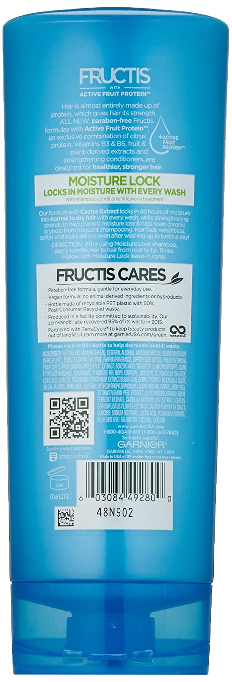 Garnier Hair Care Fructis Moisture Lock Conditioner, 12 Fluid Ounce Health & Beauty > Personal Care > Hair Care Garnier